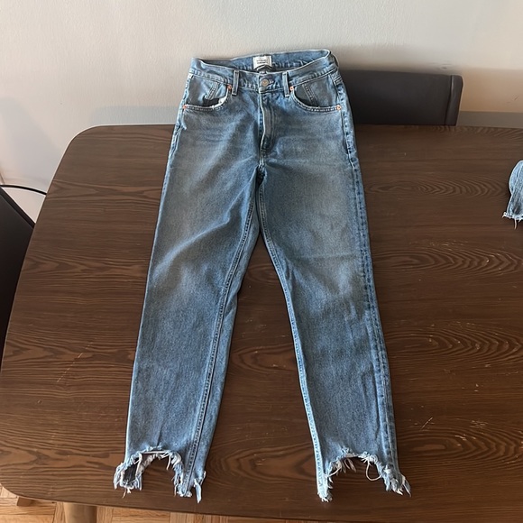 Citizens of Humanity Valerie High Rise Tapered Jean - Stirrups have been cut out - Picture 3 of 5